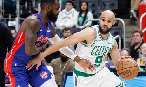 Celtics’ winning streak ends with blowout loss to red-hot Pistons
