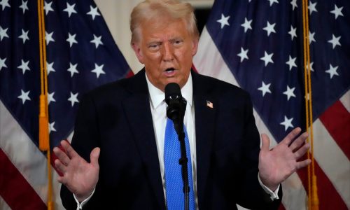 High approval rating for Trump in first month, CBS poll shows