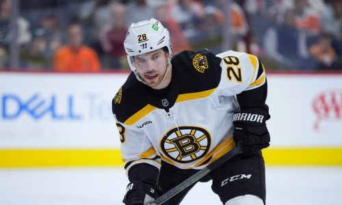 Bruins notebook: Elias Lindholm still has time to salvage season