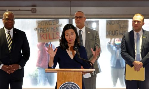 Amid uptick in downtown crime, Boston Mayor Wu unveils plan to clean up Mass and Cass spillover