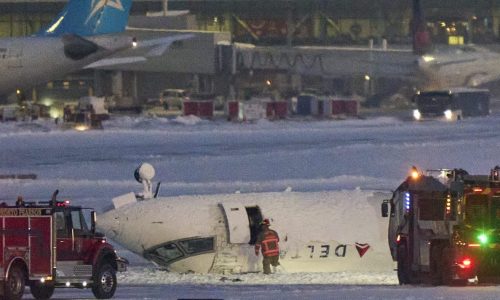 New video shows Delta plane crash landing at Toronto airport