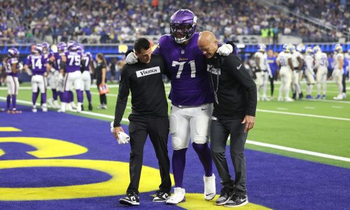 Vikings left tackle Christian Darrisaw on track with his recovery