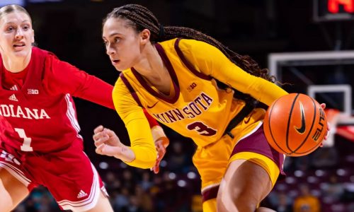 Women’s college basketball: Battle surpasses 1k points as Gophers beat Indiana