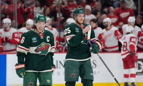 Early lead slips away as Wild’s home malaise continues