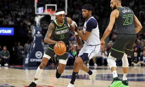 Short-handed Timberwolves rally late to fend off Wizards