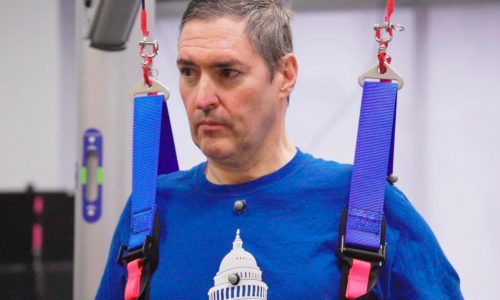 A spine-zapping implant helped 3 people with a muscle-wasting disease walk better