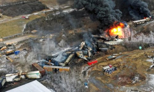 Lawsuit blames deaths on 2023 train derailment in Ohio as JD Vance visits