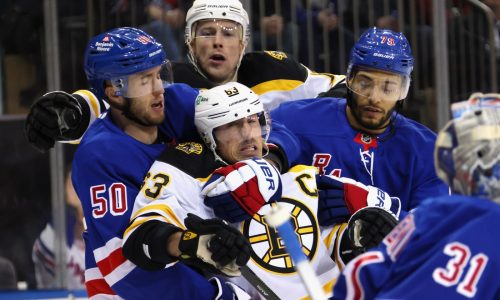 Bruins victimized by shorthanded goal, lose 3-2 to Rangers