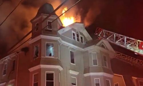 16 displaced after late-night three-alarm fire in Jamaica Plain