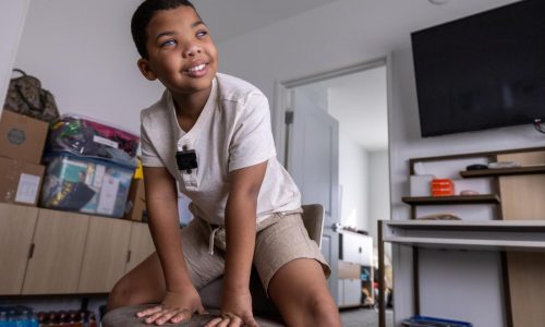 A blind boy went viral after the LA fires. But what happens when the internet moves on?