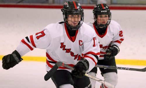 Hingham, Duxbury skate to 2-2 tie in Patriot League rivalry clash