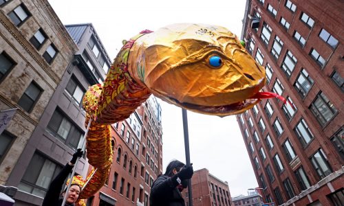 Year of the snake: Boston’s Chinatown dances in the Lunar New Year