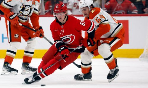 Eden Prairie’s Jackson Blake adjusts to hockey, and weather, with Carolina