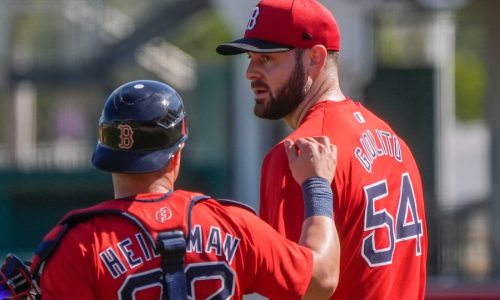 Red Sox starter leaves first game back with hamstring tightness