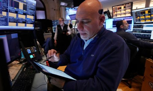 Stock market today: Wall Street gains ground after shaking off four-week losing streak