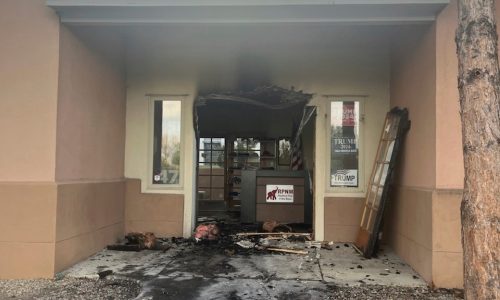 Feds probe blaze at New Mexico GOP HQ
