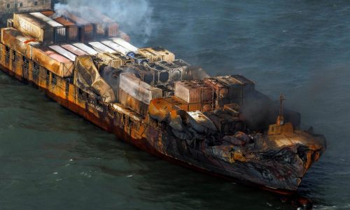 Ship owner says arrested captain of cargo vessel involved in North Sea collision is Russian