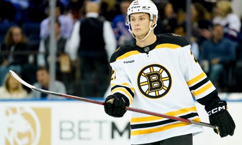 Getting another shot: Fabian Lysell called up for Bruins’ road trip