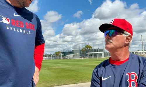 The legendary Dwight Evans at his 56th Red Sox spring training