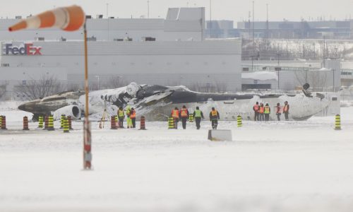 Flipped plane probe shows fast drop