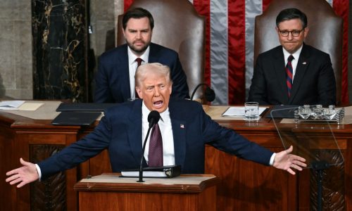 Trump takes credit for ‘swift and unrelenting’ action, Al Green removed from House chamber after disrupting speech
