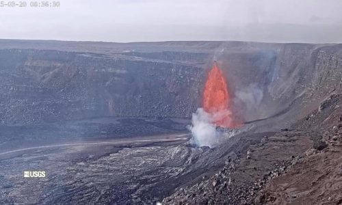 Watch: Kilauea volcano’s sporadic eruption resumes in Hawaii