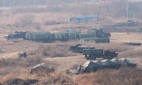 North Korea fires several ballistic missiles after the US and South Korea began military drills