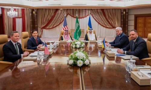 Ukraine-US talks on ending war with Russia start in Saudi Arabia as Kyiv launches huge drone attack