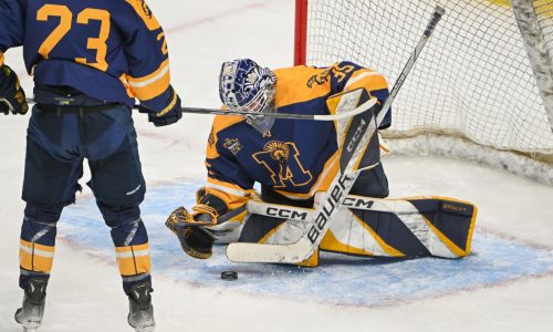 Class A state boys hockey: Mahtomedi falls to defending state champion St. Cloud Cathedral