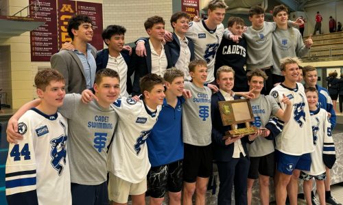 High school boys swimming: Cadets with Class A state championship