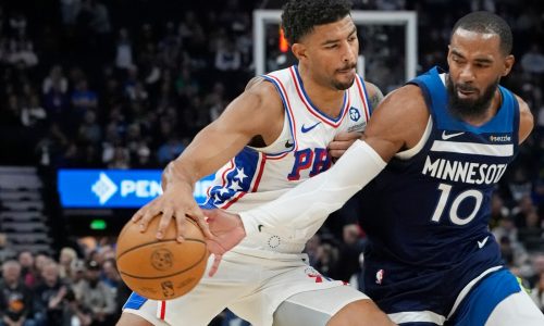 Timberwolves hit a barrage of triples in the fourth to down Philadelphia