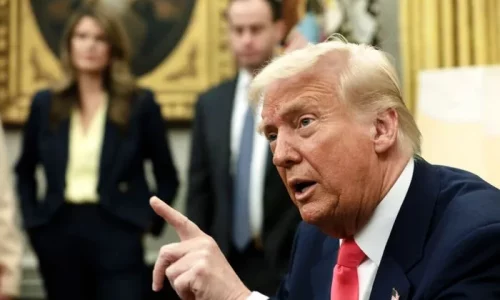 Trump Warns of ‘Transition Period’ for Economy as Tariffs Begin to Take Effect