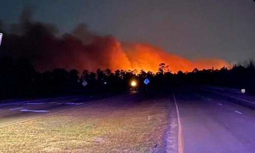Crews battle wildfires in North and South Carolina amid dry conditions and gusty winds