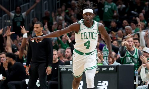 Celtics’ Jrue Holiday sidelined with painful finger injury; Kristaps Porzingis out sick again