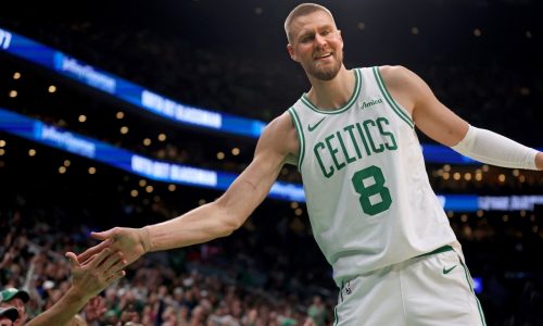 Celtics notebook: Kristaps Porzingis a surprise scratch vs. Lakers for fifth straight DNP