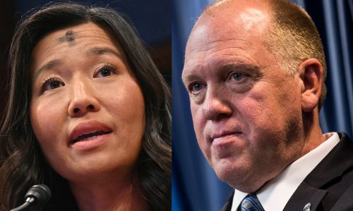 Boston Mayor Michelle Wu’s fight with border czar Tom Homan builds after sanctuary city hearing
