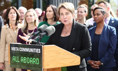 Massachusetts Gov. Healey ‘cannot commit’ to funding towns fighting MBTA zoning law