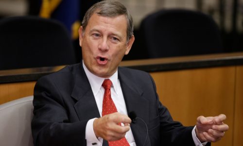 Roberts puts pause on judge’s order