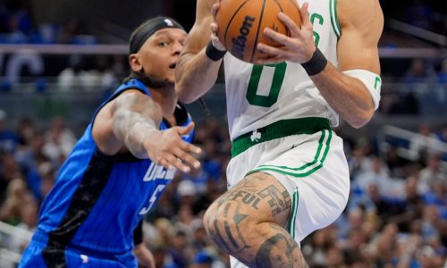 Jayson Tatum reveals inspiration for new 3-point celebration
