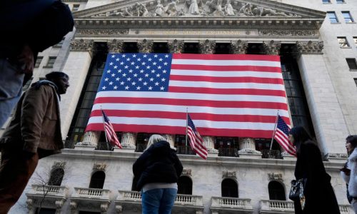 US stocks sink with the US dollar’s value as investors retreat further from the United States