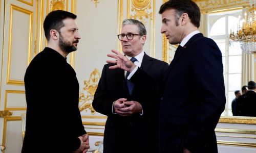 Defense chiefs from around 30 countries meet at NATO for talks on a future Ukraine force