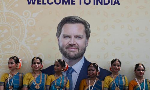 Vance arrives in India for a 4-day visit that includes talks with Modi
