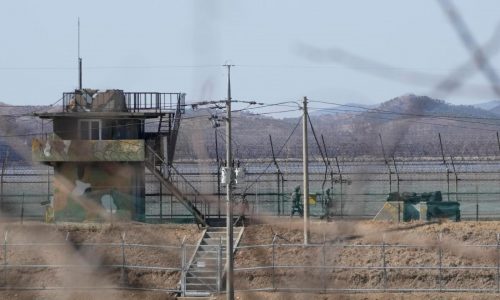 South Korea’s military fires warning shots after North Korean soldiers cross the border