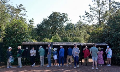 Remember public phones? The Masters still offers old-school devices as alternative to cellphones