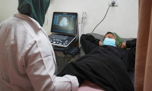 A pregnant woman in Gaza’s ruins fears for her baby under Israel’s blockade