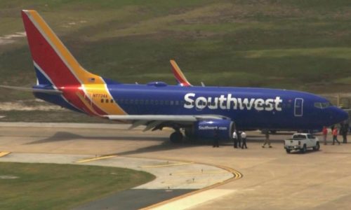 Passengers on Southwest flight evacuated after engine fire forces plane’s return