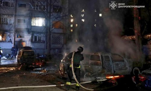 Russia strikes Dnipro as Ukrainian officials seek security pledges in Paris