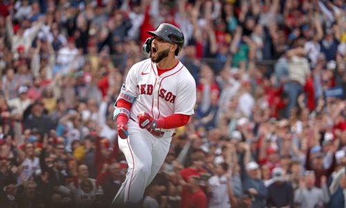 Red Sox riding high with 13-9 win over Cardinals in home opener