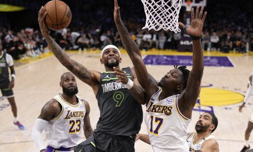 Timberwolves race past Lakers to take Game 1 of series