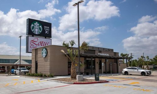 Starbucks’ new drive-thru in Texas is the coffee giant’s first 3D printed store in the US